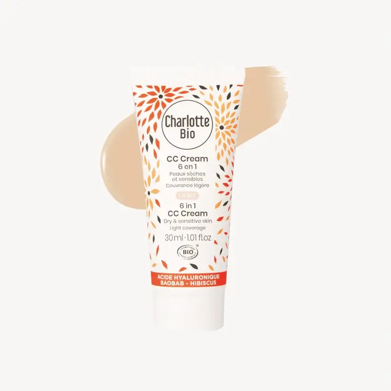 Charlotte Bio Cc Cream Light 6 In 1 - Anti-Ageing - Trockene Haut 30 Ml