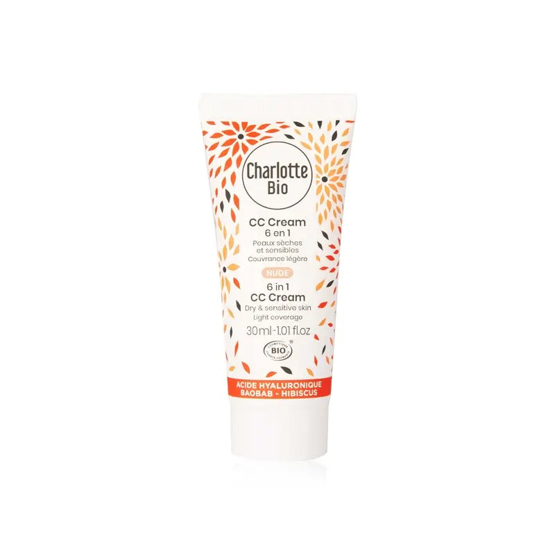 Charlotte Bio Cc Cream Nude 6 In 1 - Anti-Ageing - Trockene Haut 30 Ml
