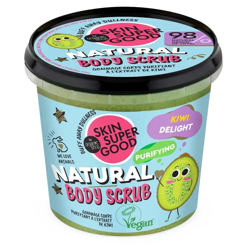 Charlotte Bio Purifying Body Scrub mit Kiwi-Extrakt, 360 ml