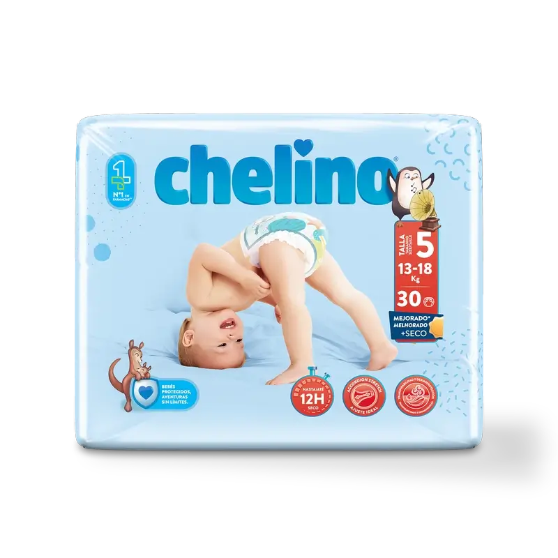 Chelino Windel Größe 5 (13-18 Kg) , 30 Stück