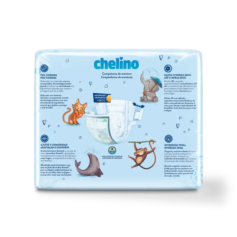 Chelino Windel Größe 6 (17-28 Kg) , 27 Stück