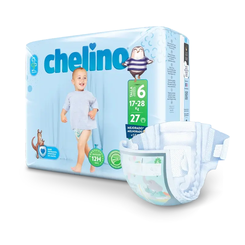 Chelino Windel Größe 6 (17-28 Kg) , 27 Stück