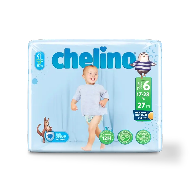 Chelino Windel Größe 6 (17-28 Kg) , 27 Stück
