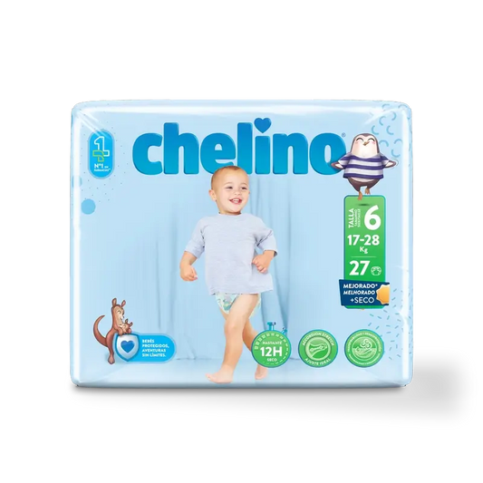 Chelino Windel Größe 6 (17-28 Kg) , 27 Stück