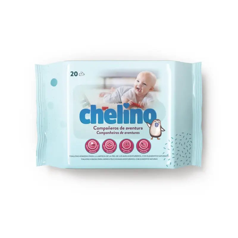 Chelino Feuchtigkeitsspendende Babytücher , 20 Stück
