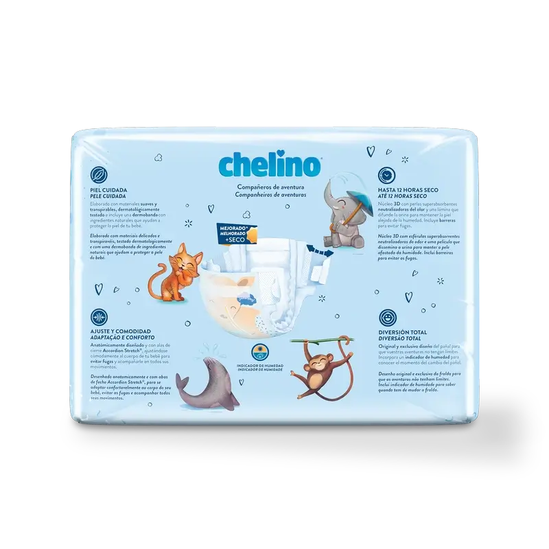 Chelino Windel Größe 3 (4-10 Kg) , 36 Einheiten