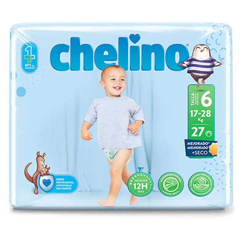 Chelino Love Nappy Size 6 (17-28 Kg), 27 units