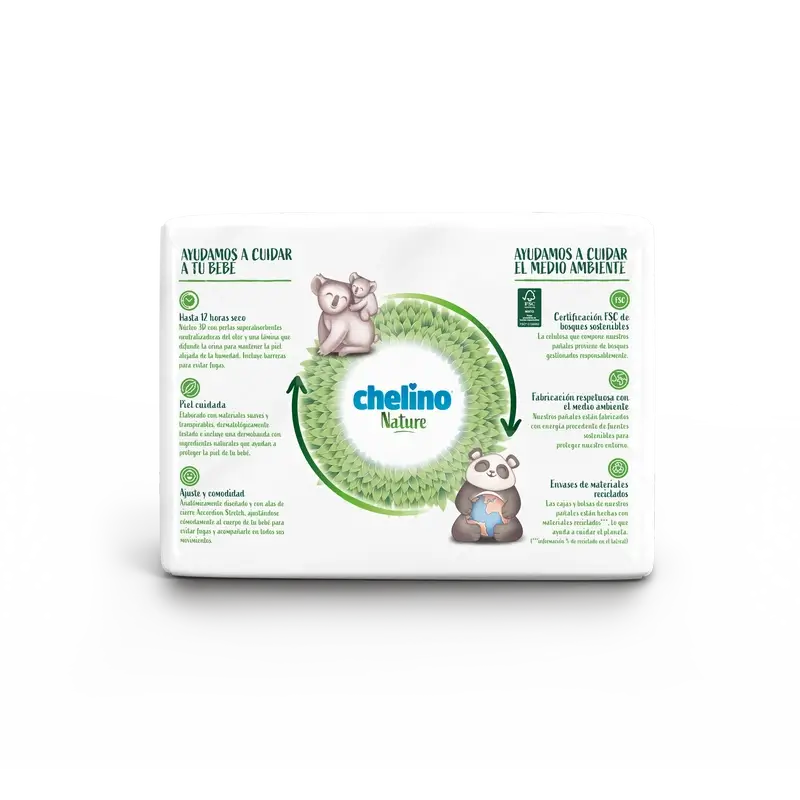 Chelino Nature Windel Größe 2 (3-6 Kg) , 28 Stück