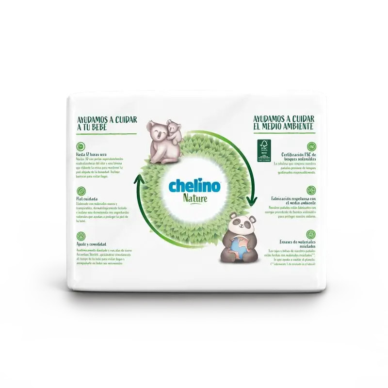 Chelino Nature Windel Größe 4 (9-15 Kg) , 34 Stück