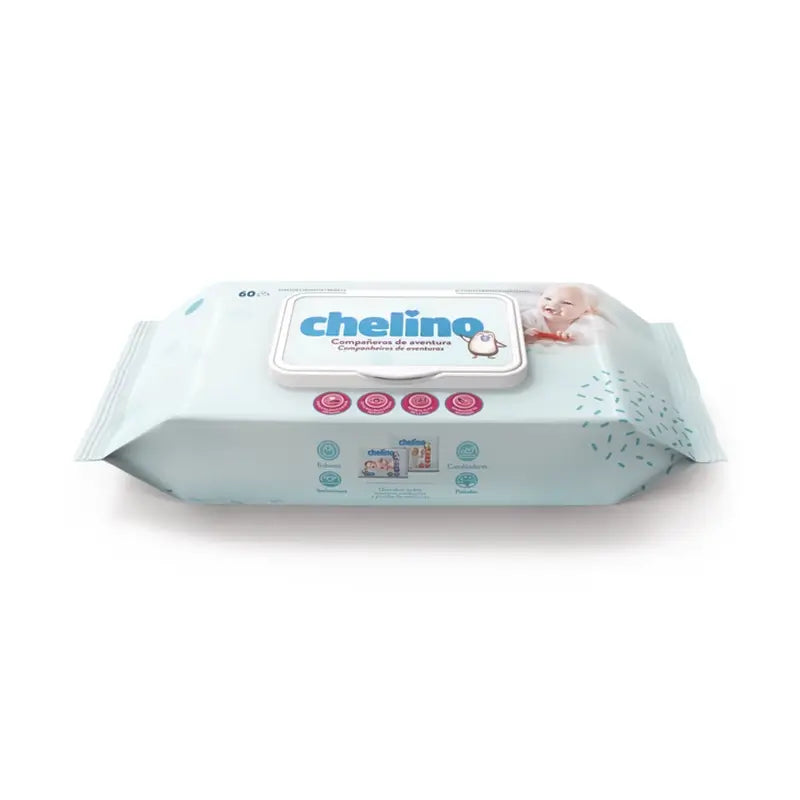 Chelino Feuchtigkeitsspendende Babytücher , 60 Stück