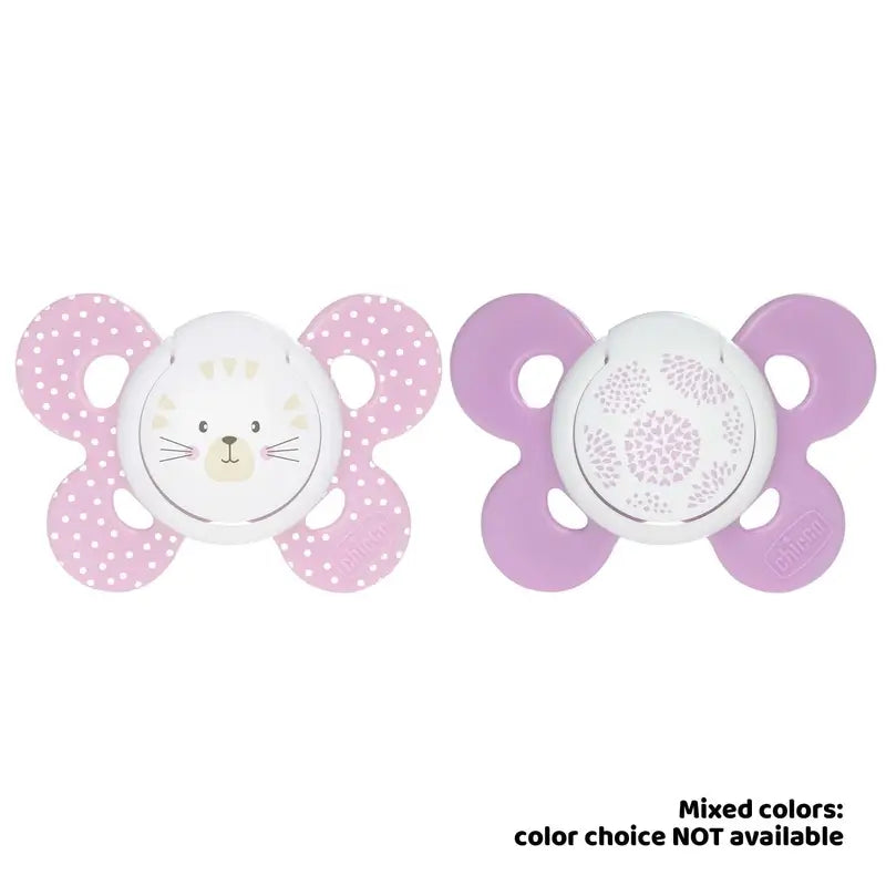 Chicco Schnuller Physio Comfort Silikon Rosa 6-16M 2 Stück sortiert