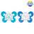 Chicco Schnuller Physio Comfort Silikon Blau 6-16M 2 Stück sortiert