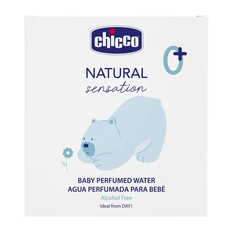 Chicco Natural Sensation duftende Wasser Glasflasche 100Ml 0M+