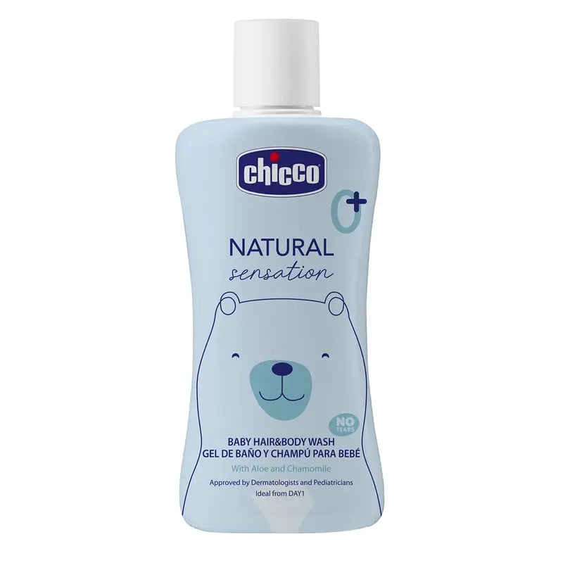 Chicco Natural Sensation Körper Haar Gel 200Ml 0M+