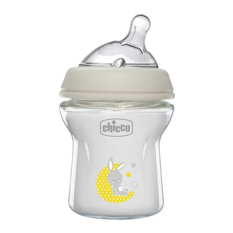 Chicco Naturalfeeling 150 Ml Slow Flow Glas Babyflasche 0M+