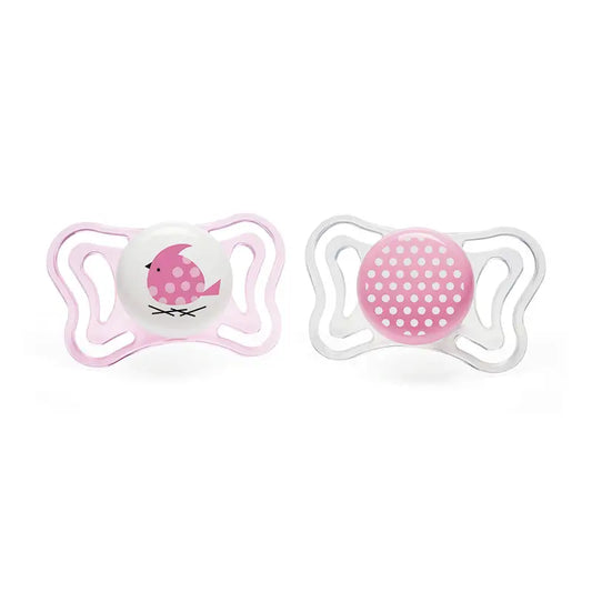 Chicco - Physio Light Silicone Pacifier Pink 2-6 Months Pack 2 units