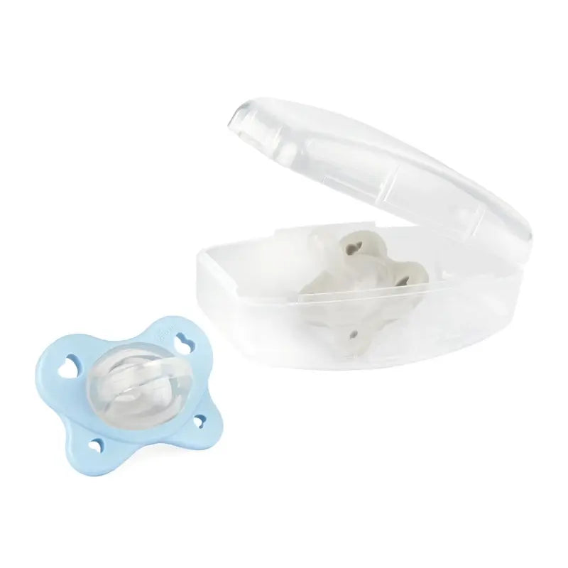 Chicco Physioforma Dual Soft Silikon Schnuller Blau 2-6M 2 Einheiten