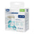 Chicco Physioform Dual Soft Silikon Schnuller Blau 6-16M 2 Einheiten