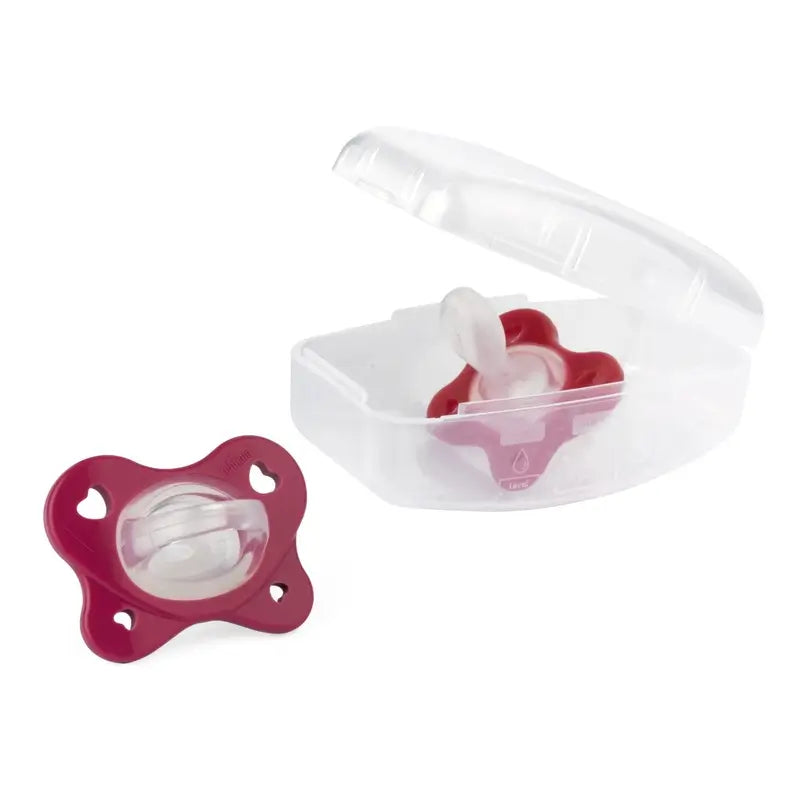 Chicco Physioforma Dual Soft Silikon Schnuller Rosa 16-36M 2 Einheiten