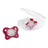Chicco Physioforma Dual Soft Silikon Schnuller Rosa 16-36M 2 Einheiten