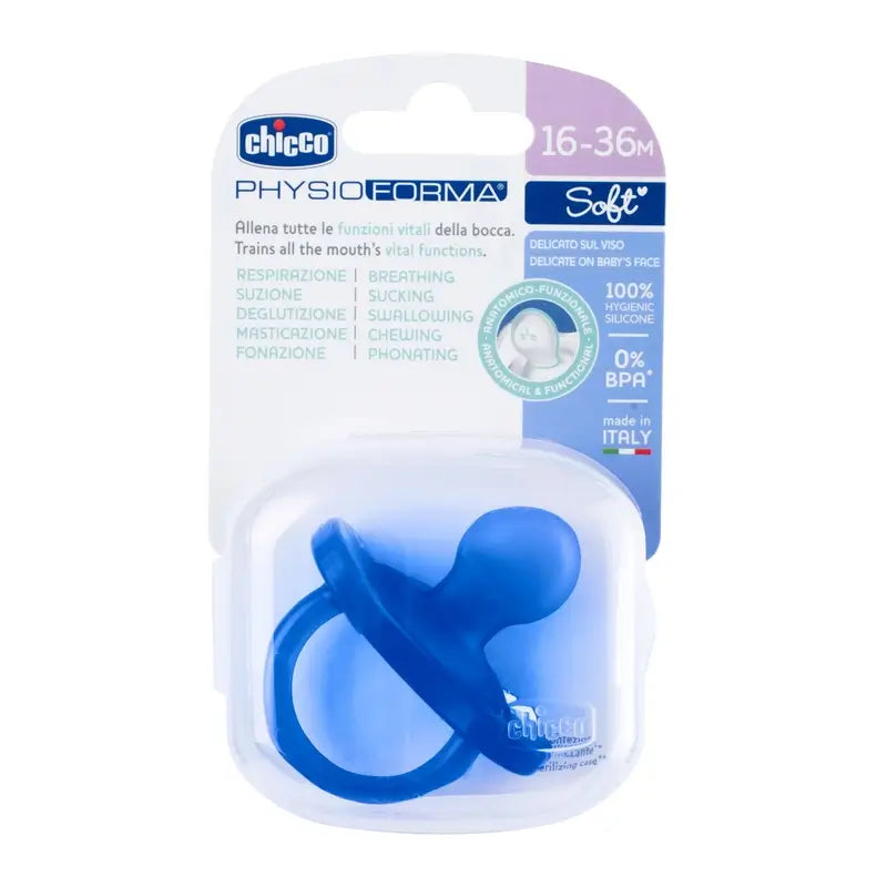 Chicco Physioforma Soft Schnuller Blau 16-36M 1 Stück