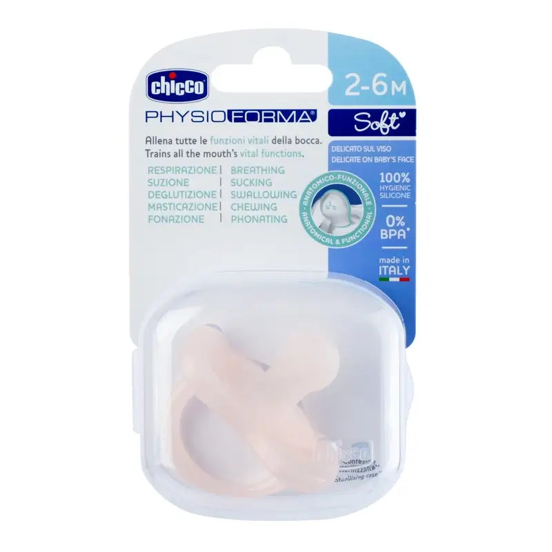 Chicco Schnuller Physioforma Soft Pink 2-6M 1 Stück
