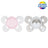 Chicco Schnuller Physio Comfort Silikon Rosa 2-6M 2 Stück sortiert