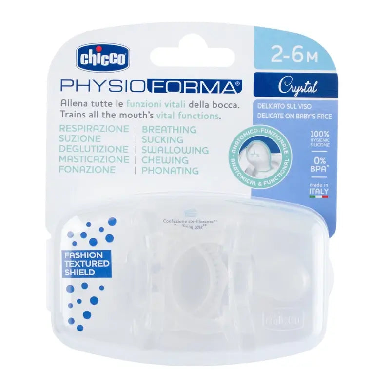 Chicco Schnuller Physioform Crystal 2-6M 2 Stück