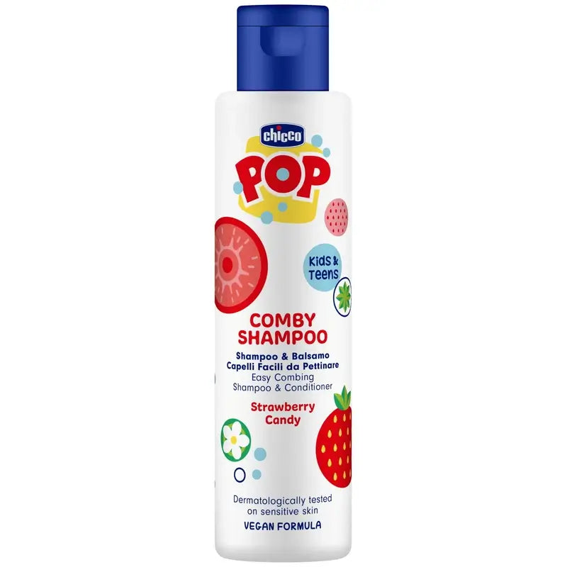 Chicco Pop Erdbeere Shampoo + Spülung 250 Ml