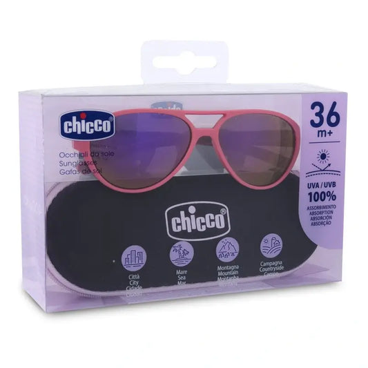 Chicco Sonnenbrille verspiegelte Gläser Rosa 36M+ , 1 Stück