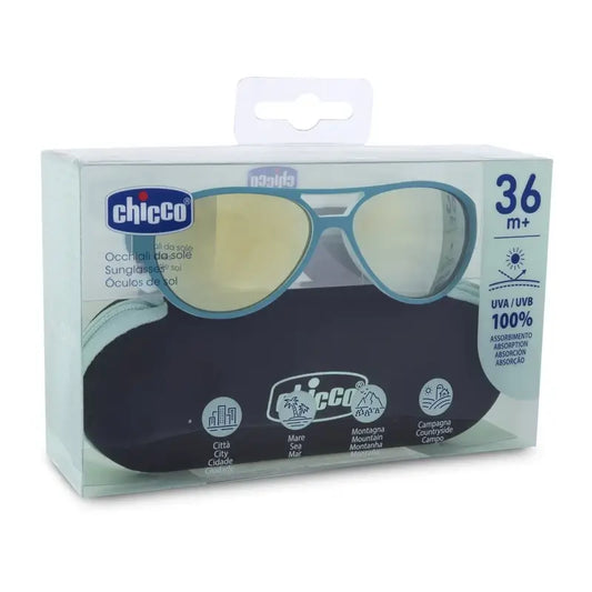 Chicco Sonnenbrille verspiegelte Gläser Grün 36M+ , 1 Stück