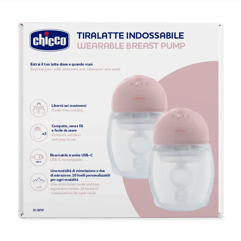 Chicco Doppelte elektrische Milchpumpe Handsfree