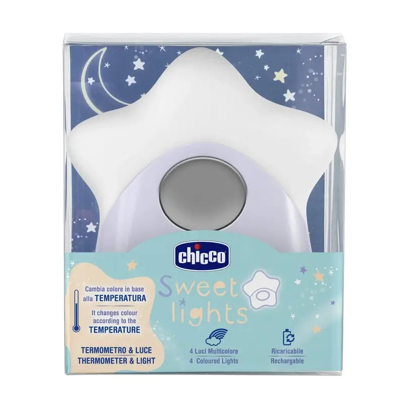 Chicco Nachtlicht Star mit Thermometer