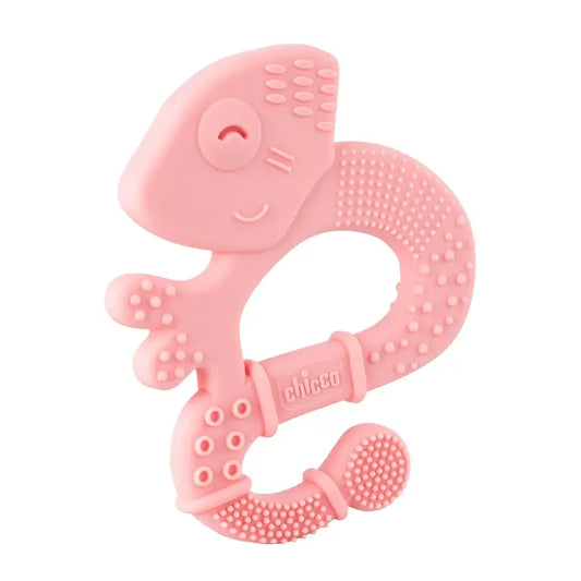 Chicco Super Soft Iguana Beißring 2M+ Rosa