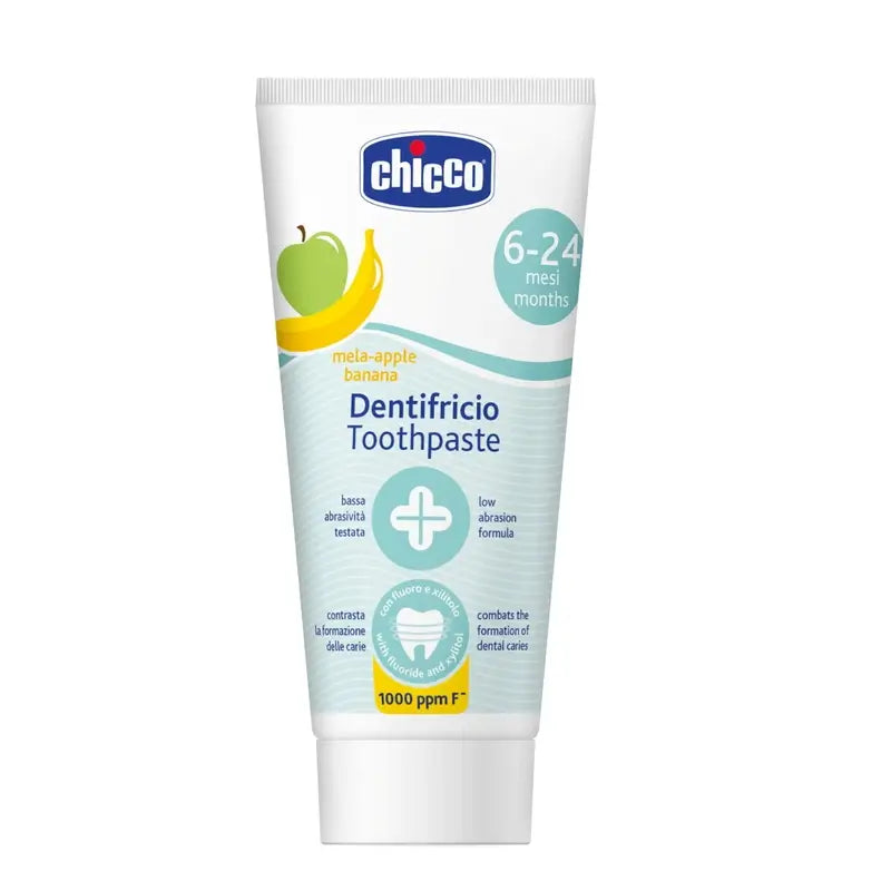 Chicco Apfel & Banane Zahnpasta 6-24M Fluorid