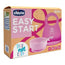 Chicco Take Eat Easy Silikon Mahlzeit Set Rosa 6M+