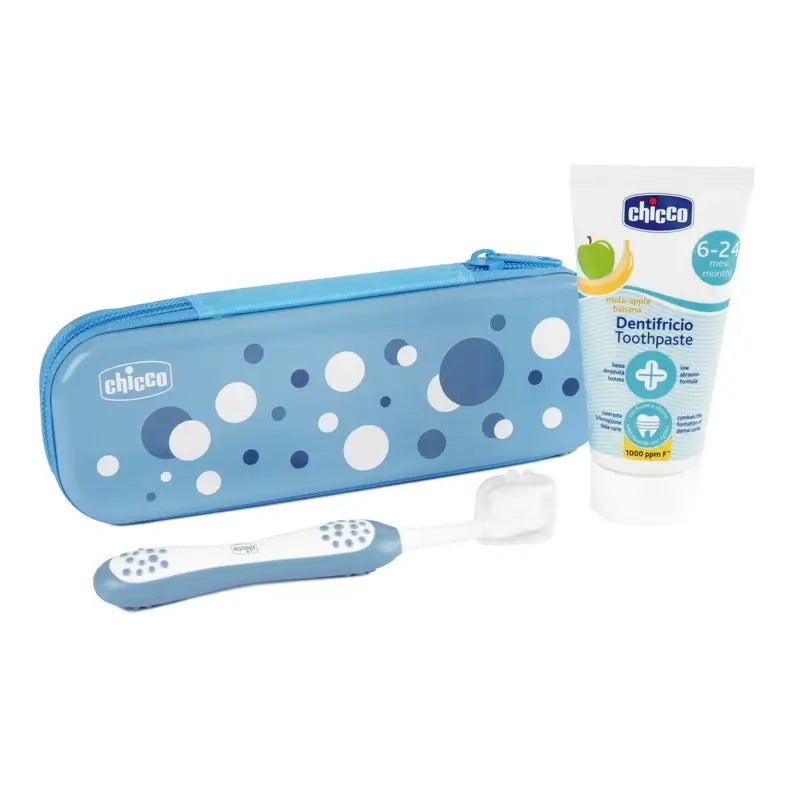 Chicco Dental Set Blau 6M+
