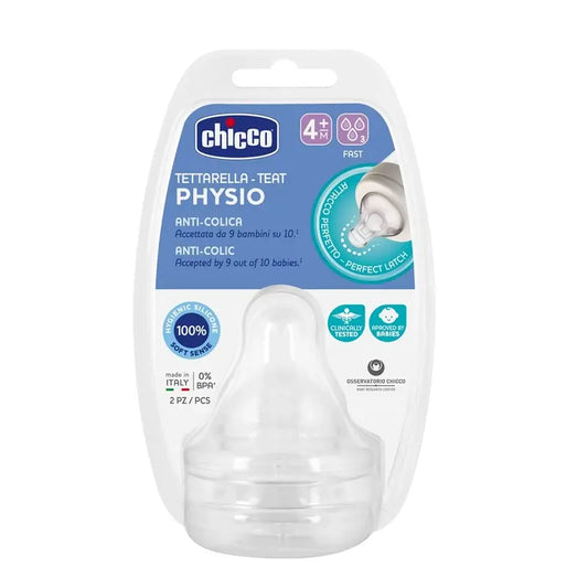 Chicco Physio Sauger Fast Flow Sauger 2 Einheiten 4M+