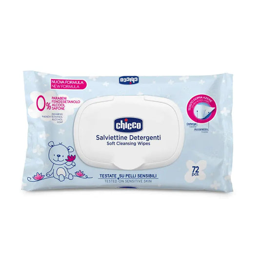 Chicco - Natural Sensation Cleansing Wipes 72 units