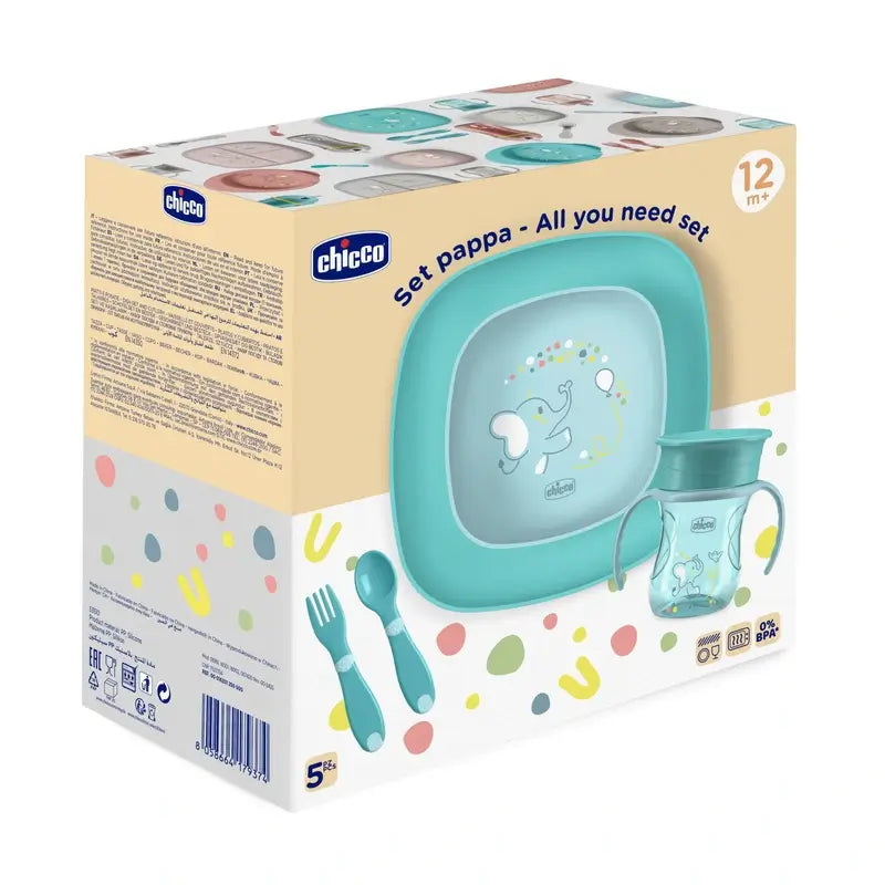Chicco Fütterungsset 12M+ Blau