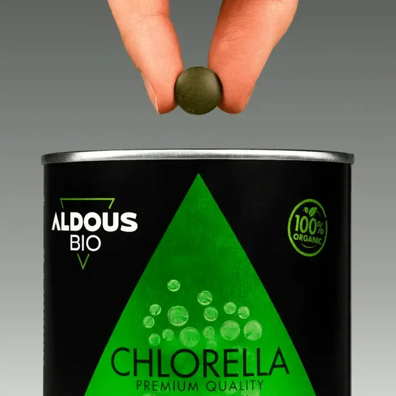 Aldous Chlorella und Spirulina Bio Premium, 600 Einheiten