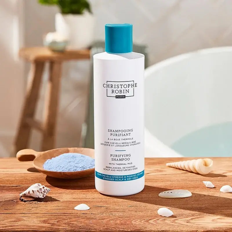 Christophe Robin Reinigendes Shampoo mit Thermalschlamm , 250 ml
