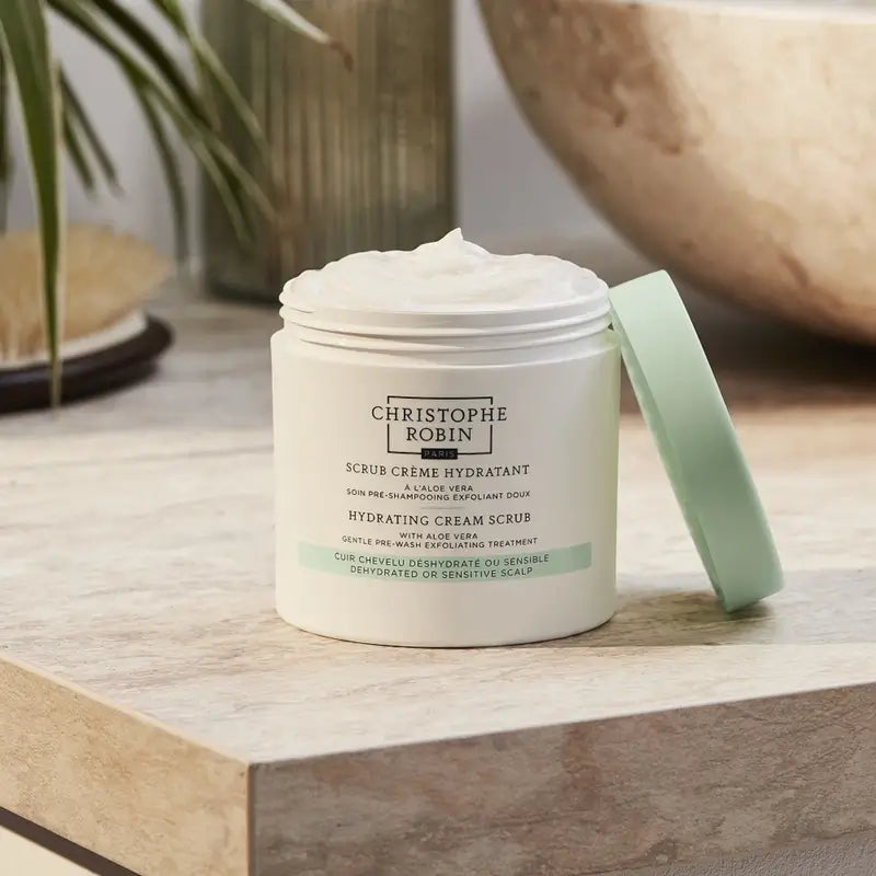 Christophe Robin Feuchtigkeitsspendende Peeling-Creme mit Aloe Vera , 250 ml