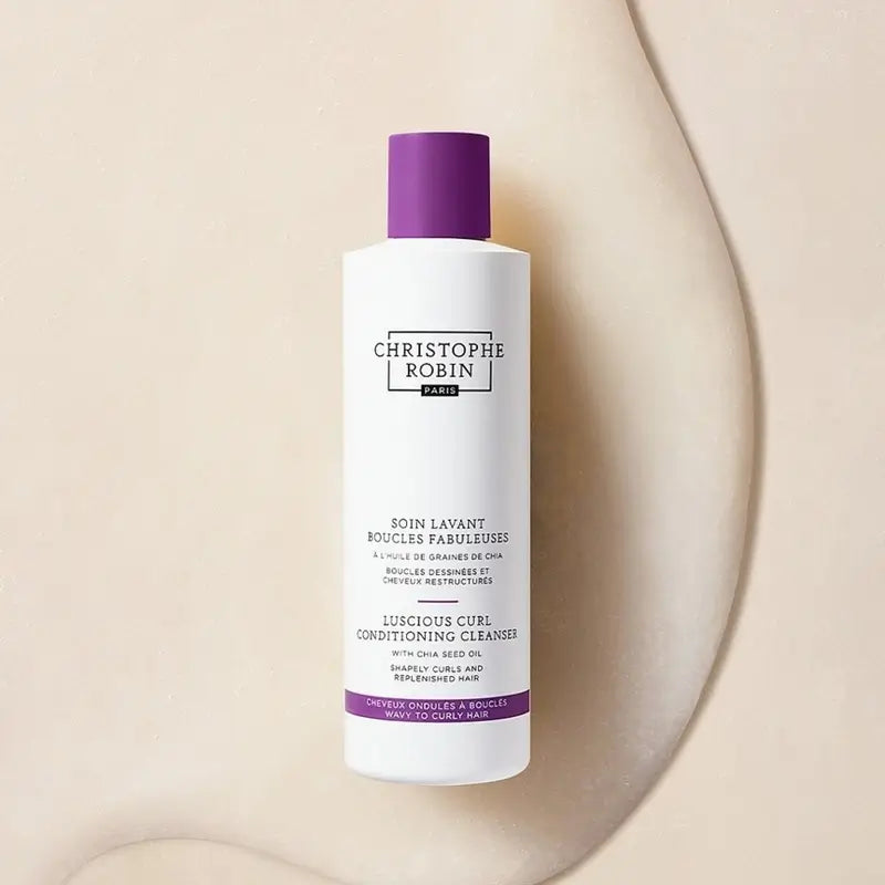 Christophe Robin Luscious Curl Conditioning Cleanser mit Chia-Samenöl (gewelltes bis lockiges Haar) , 250 ml