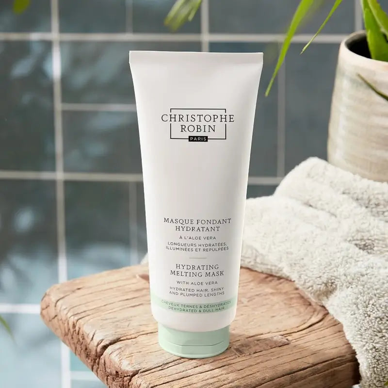 Christophe Robin Schmelzende Feuchtigkeitsmaske mit Aloe Vera , 200 ml