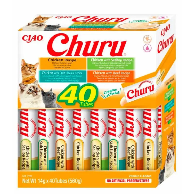 Churu Cats Huhn Sorten 40x14Gr