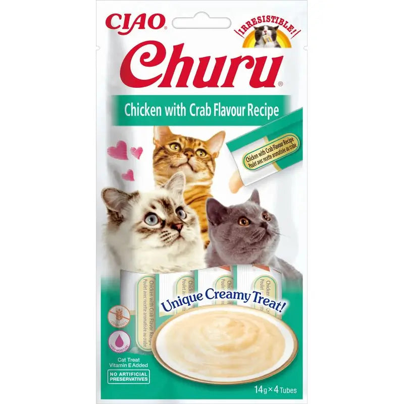 Churu Gato Chicken with Crab Recipe 4X14Gr