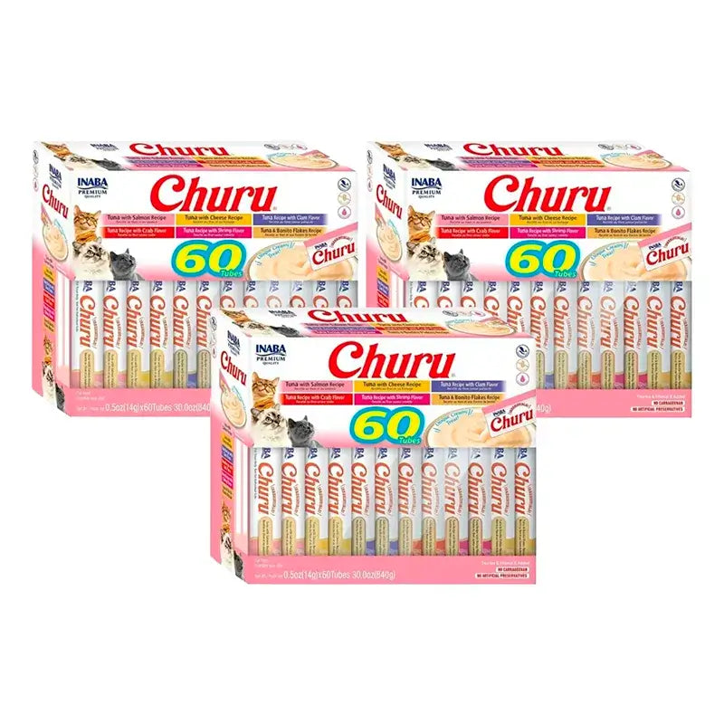 Churu Cats Thunfisch-Sorten, Packung 3 x 60X14Gr