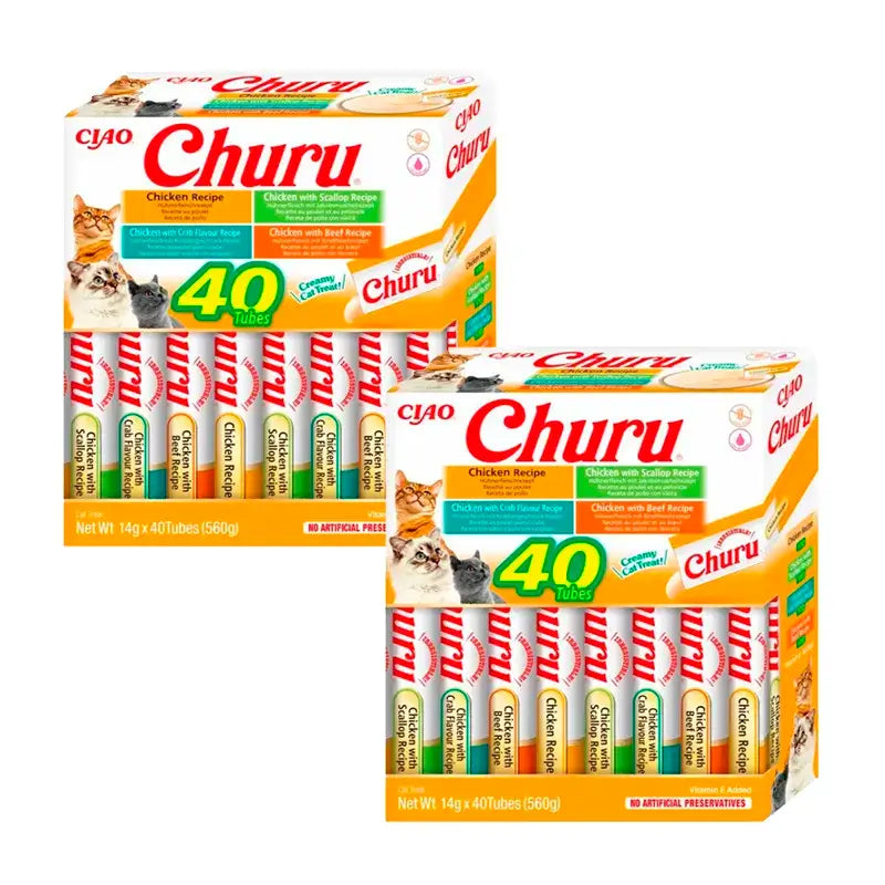 Churu Cats Huhn Sorte, Pack 2 x 40x14Gr