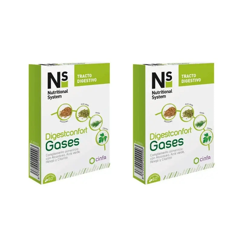 Cinfa Ns Digestconfort Gase, 2X60 Tabletten